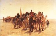 leon belly Pilgrims Going to Mecca oil painting